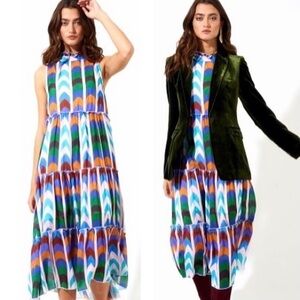 Oliphant Multicolor Midi Dress